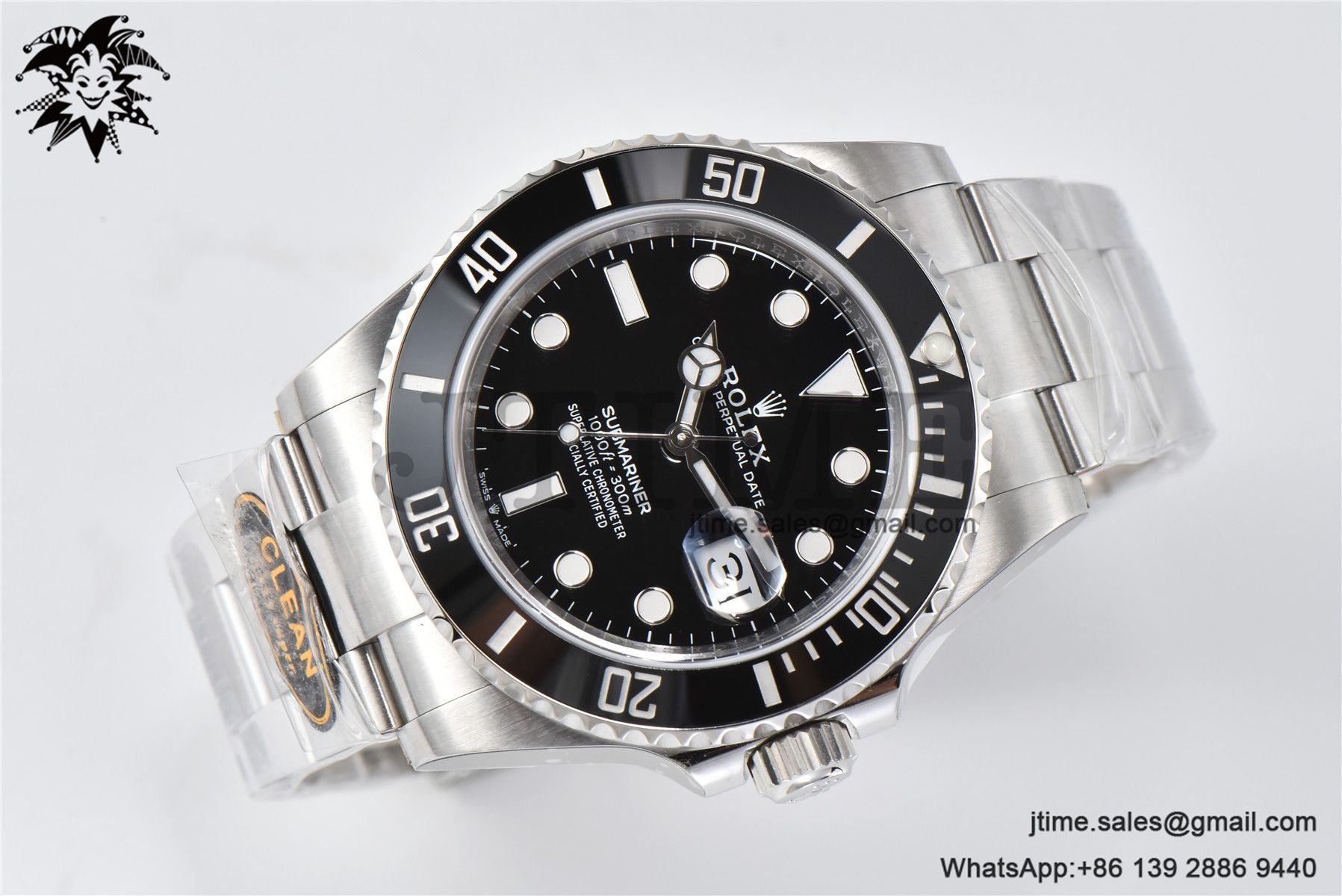 Submariner 41mm 126610 LN Black Ceramic 904L Steel Clean Factory Best Edition S3235 - Image 2