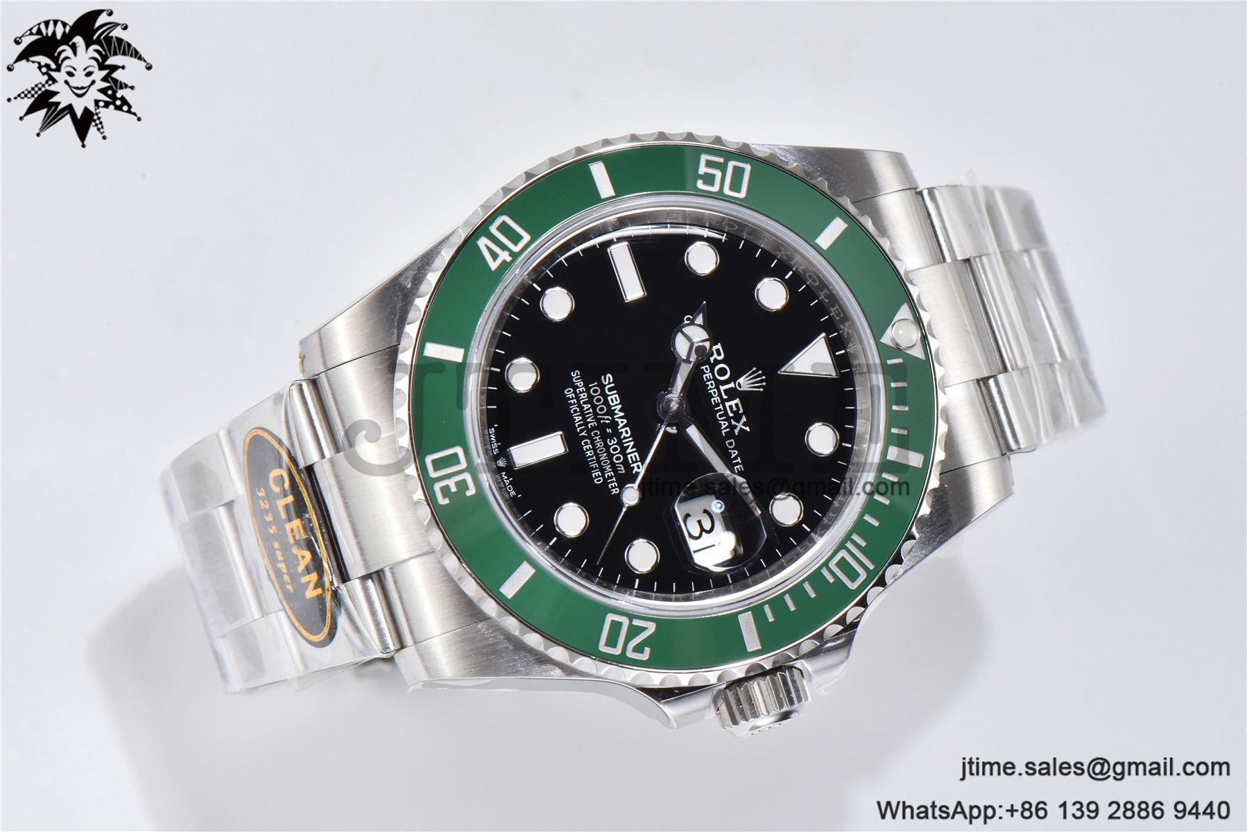 Submariner 41mm 126610 LV Black Ceramic 904L Steel Clean Factory Best Edition S3235 - Image 4