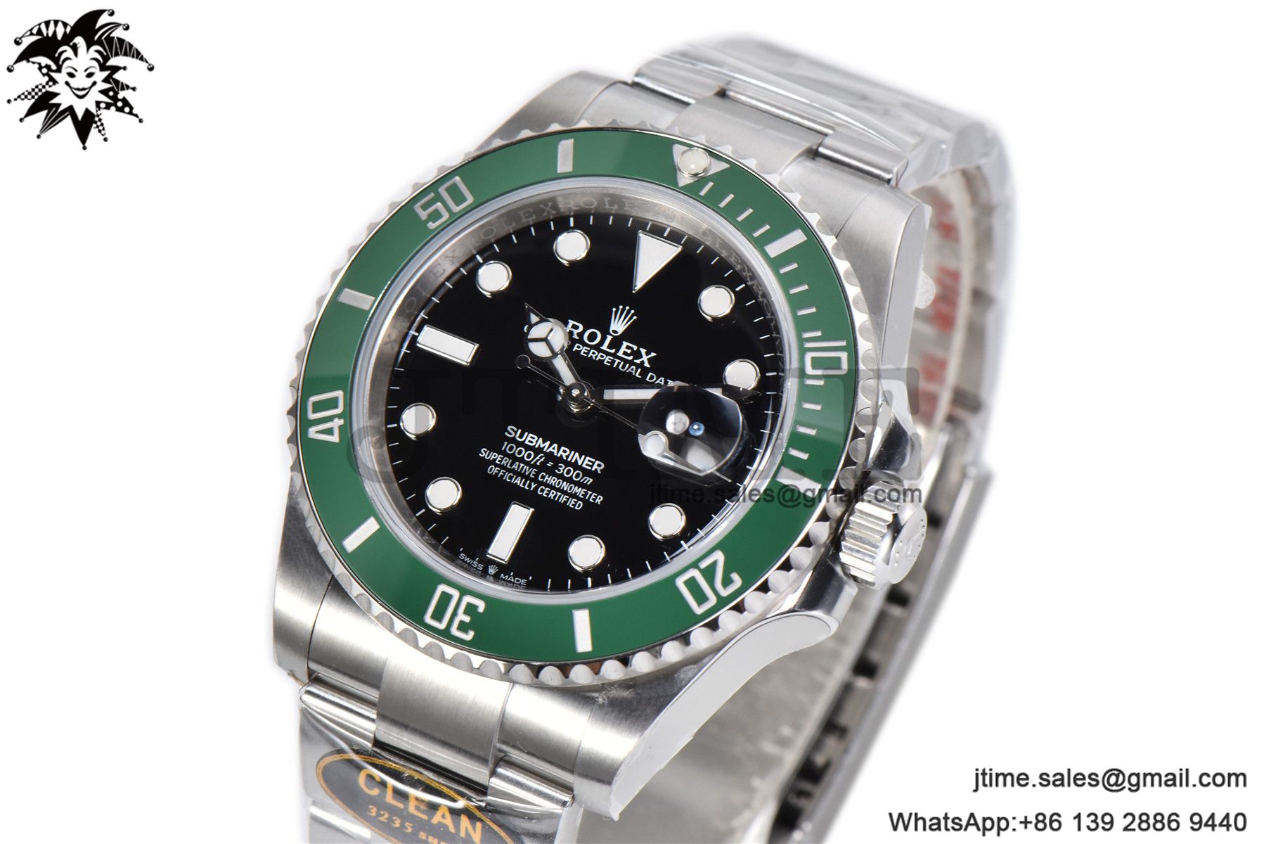 Submariner 41mm 126610 LV Black Ceramic 904L Steel Clean Factory Best Edition S3235