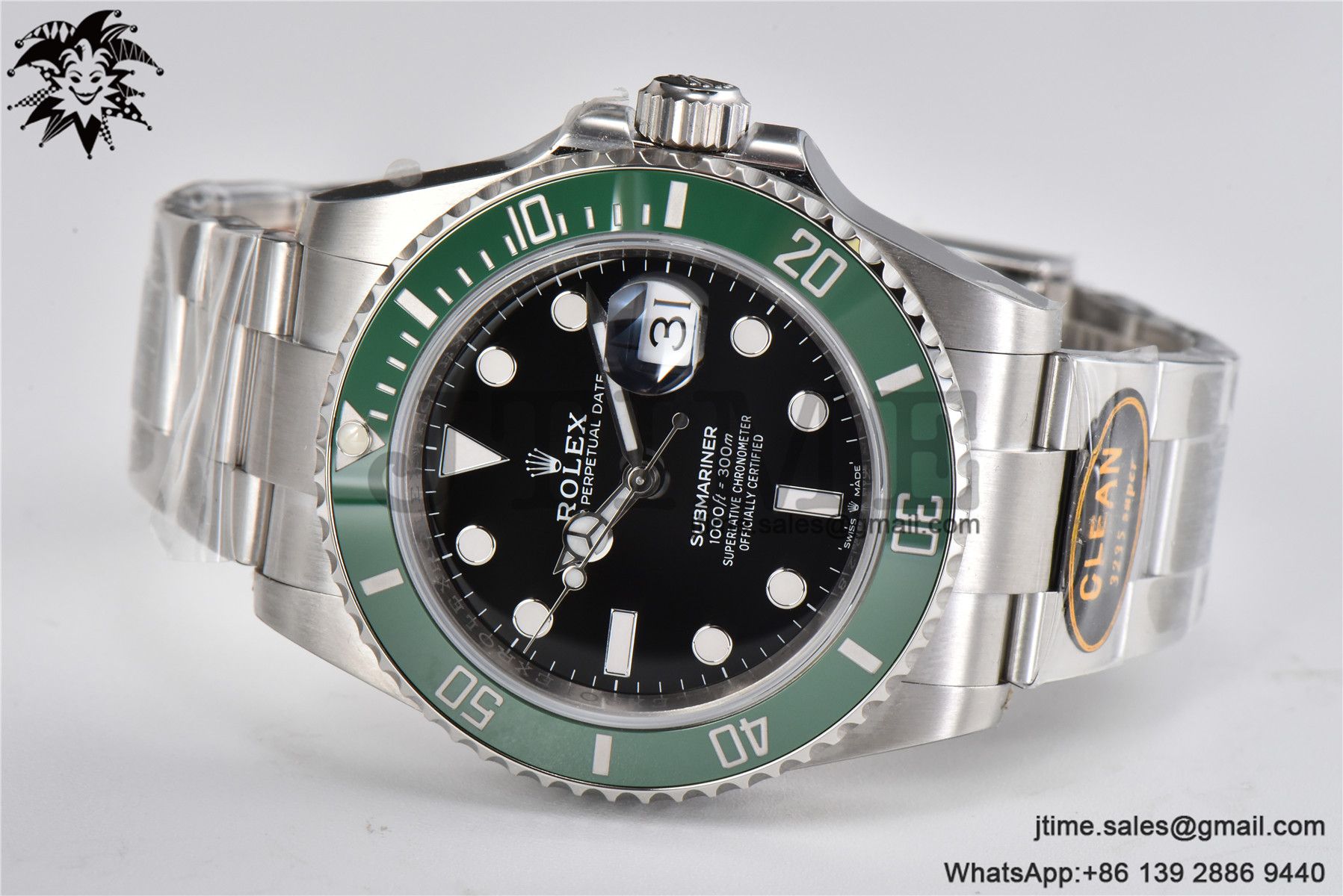 Submariner 41mm 126610 LV Black Ceramic 904L Steel Clean Factory Best Edition S3235 - Image 3