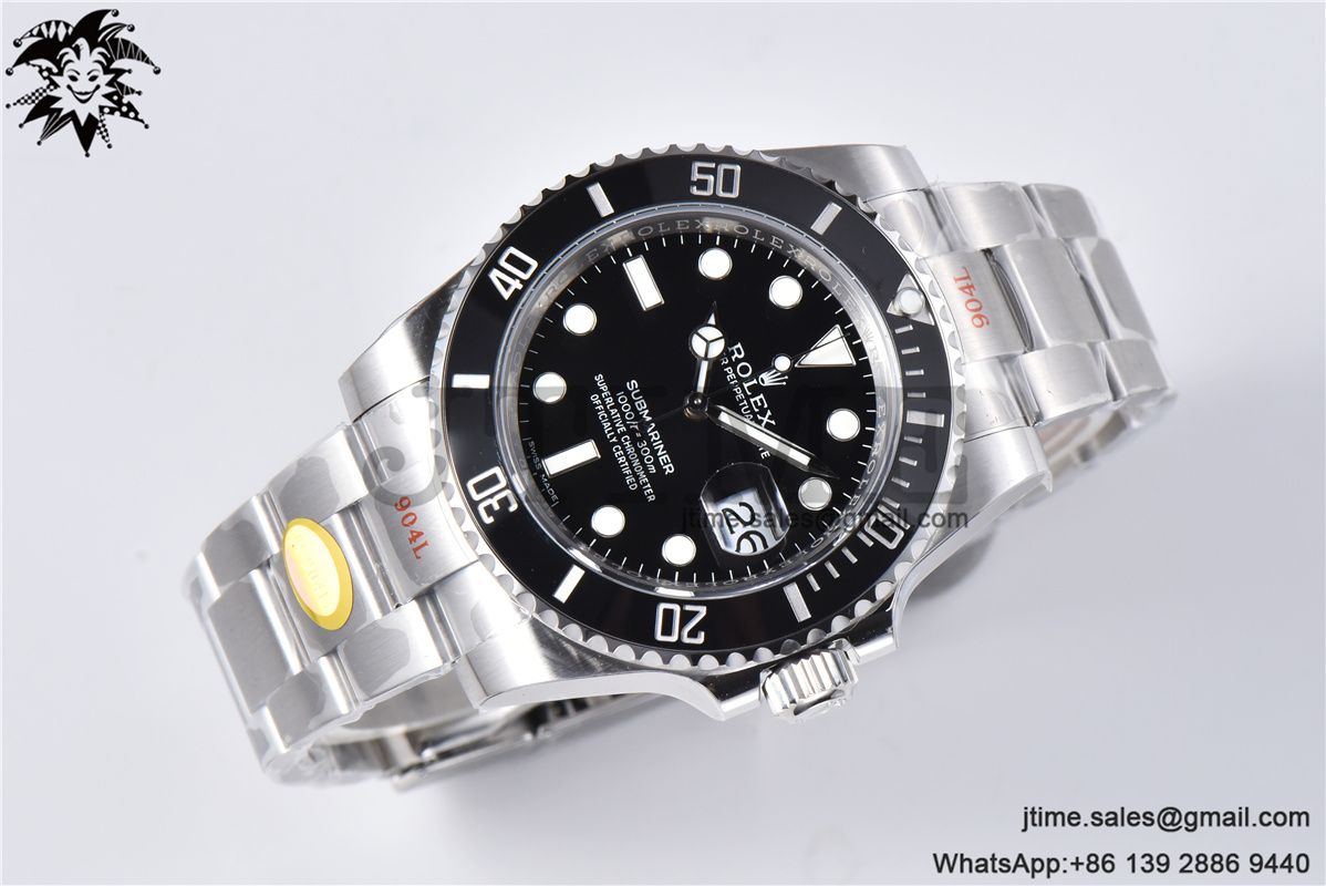 Submariner 116610 LN Black Ceramic Noob 1:1 Best Edition 904L SS Case and Bracelet SA3135 V12 - Image 4