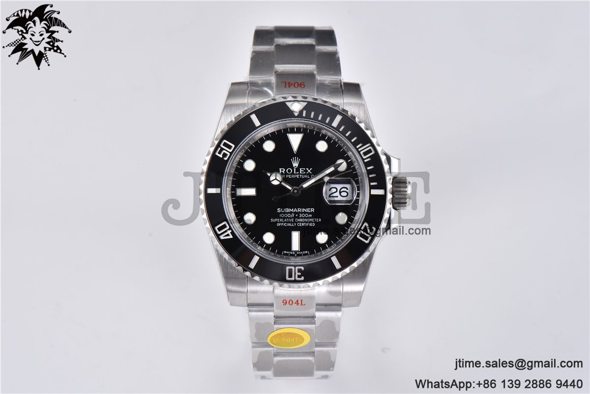 Submariner 116610 LN Black Ceramic Noob 1:1 Best Edition 904L SS Case and Bracelet SA3135 V12 - Image 3
