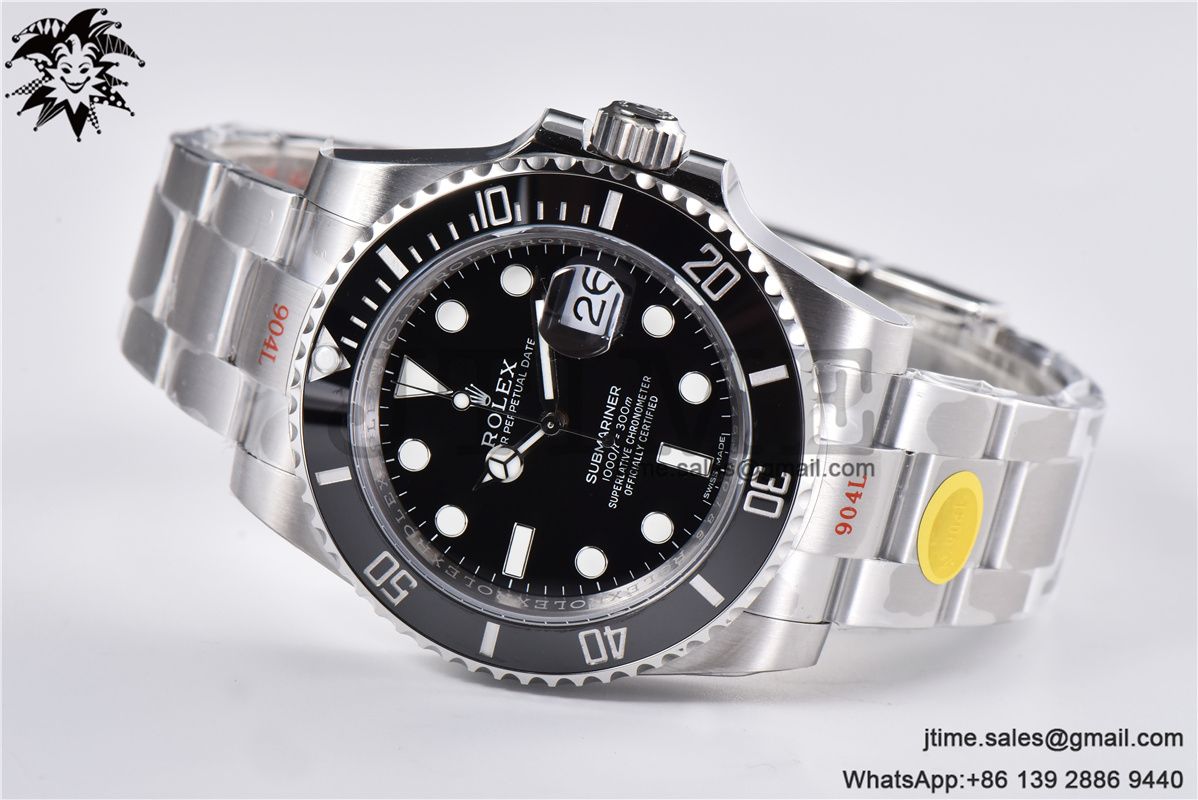 Submariner 116610 LN Black Ceramic Noob 1:1 Best Edition 904L SS Case and Bracelet SA3135 V12 - Image 6