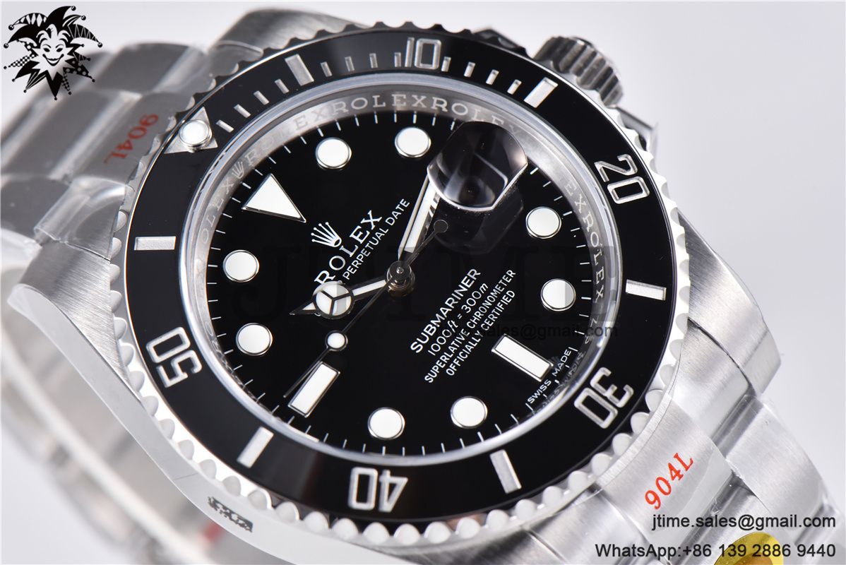 Submariner 116610 LN Black Ceramic Noob 1:1 Best Edition 904L SS Case and Bracelet SA3135 V12 - Image 5