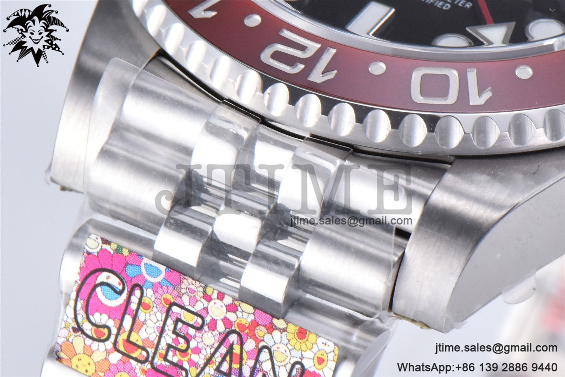 GMT-Master II 126710 BLRO Red/Blue Ceramic 904L Steel Clean Factory Best Edition on Jubilee Bracelet DD3285 CHS - Image 10