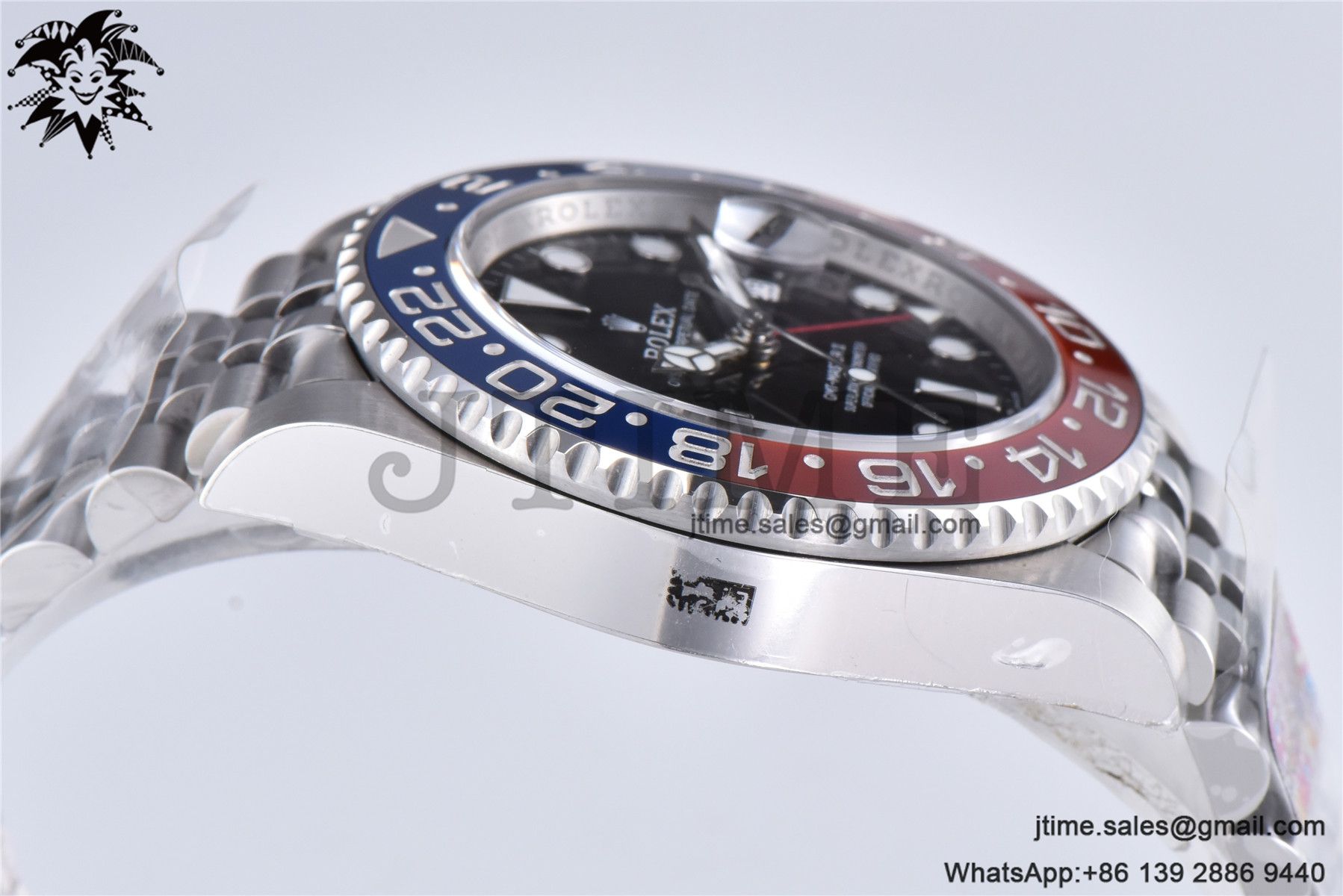 GMT-Master II 126710 BLRO Red/Blue Ceramic 904L Steel Clean Factory Best Edition on Jubilee Bracelet DD3285 CHS - Image 12