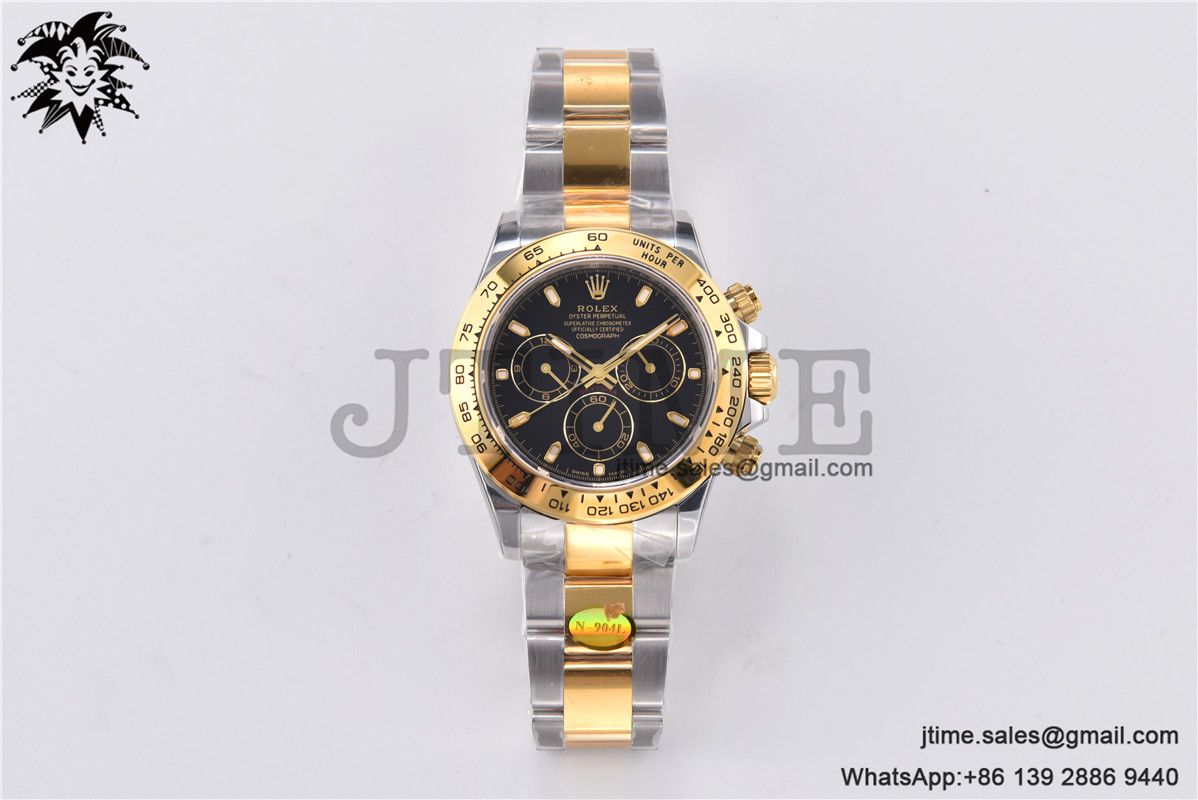Daytona 116503 YG/SS Two Tone Noob 1:1 Best Edition 904L SS Case and Bracelet Black Dial SA4130 - Image 2