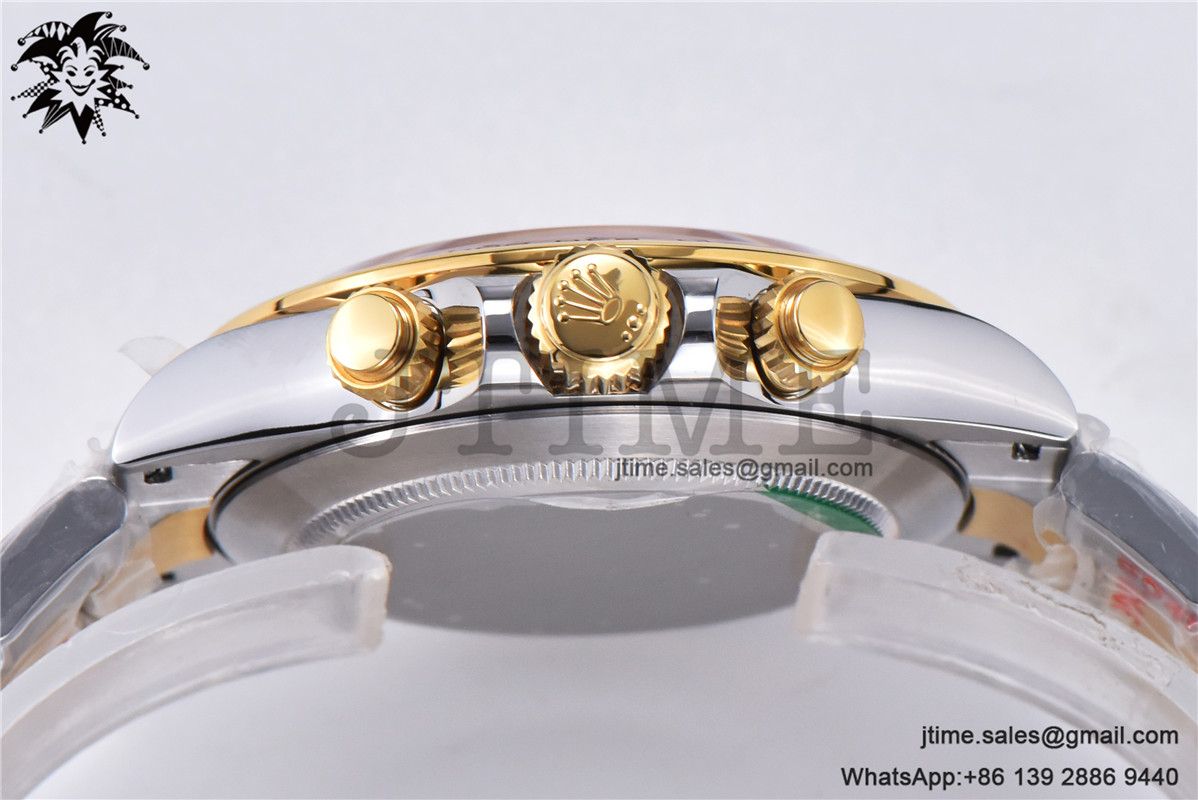 Daytona 116503 YG/SS Two Tone Noob 1:1 Best Edition 904L SS Case and Bracelet Black Dial SA4130 - Image 5
