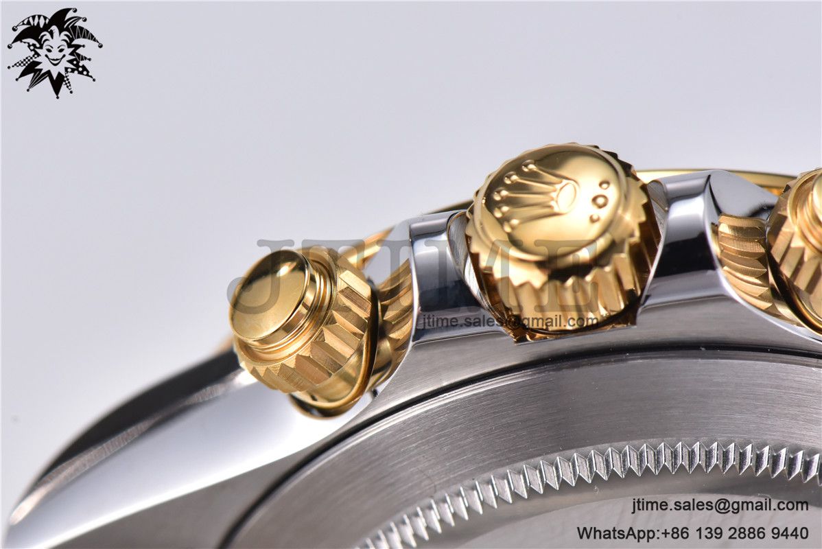 Daytona 116503 YG/SS Two Tone Noob 1:1 Best Edition 904L SS Case and Bracelet Black Dial SA4130 - Image 10