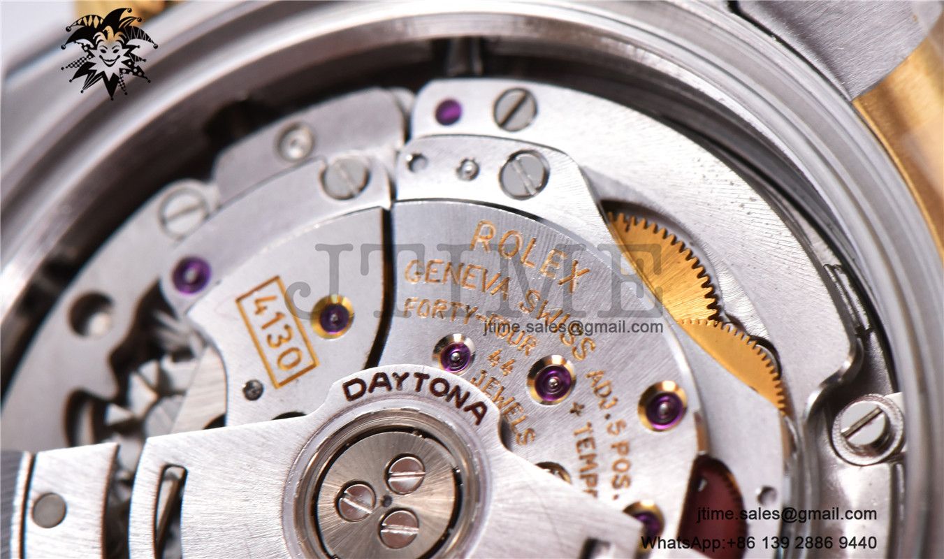 Daytona 116503 YG/SS Two Tone Noob 1:1 Best Edition 904L SS Case and Bracelet Black Dial SA4130 - Image 13