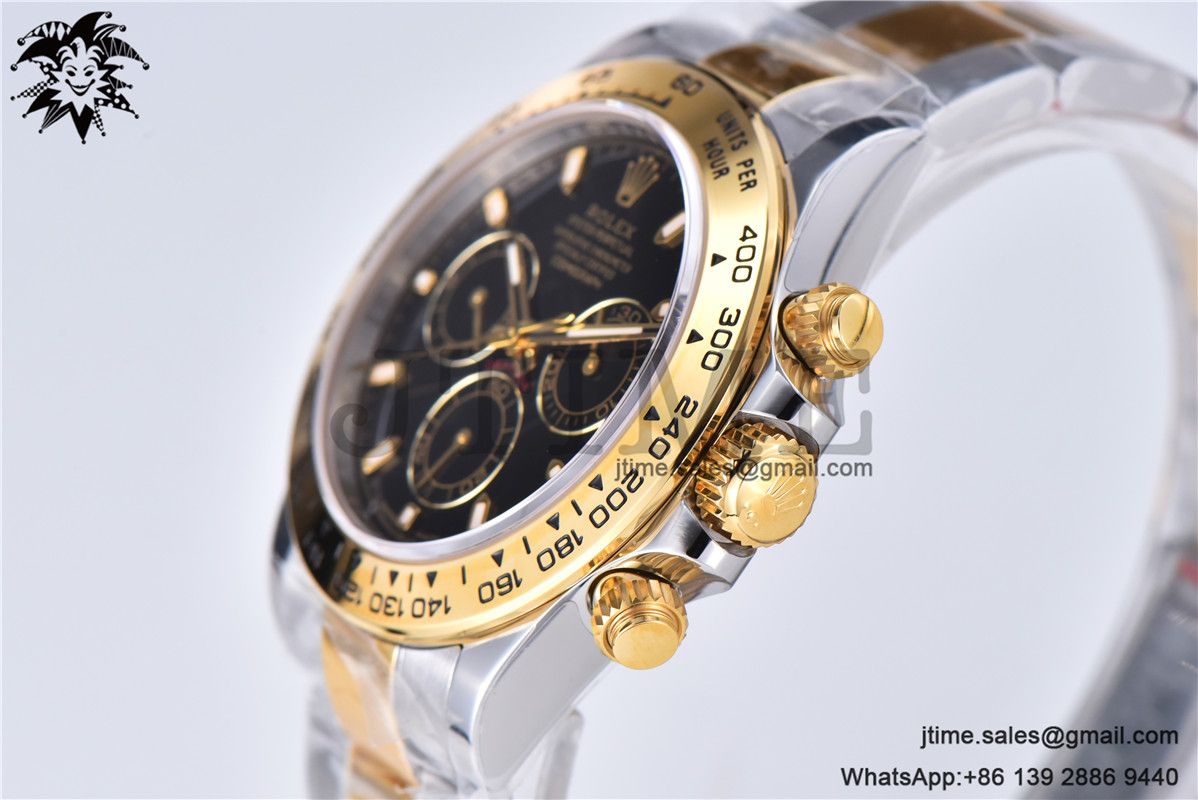 Daytona 116503 YG/SS Two Tone Noob 1:1 Best Edition 904L SS Case and Bracelet Black Dial SA4130 - Image 17