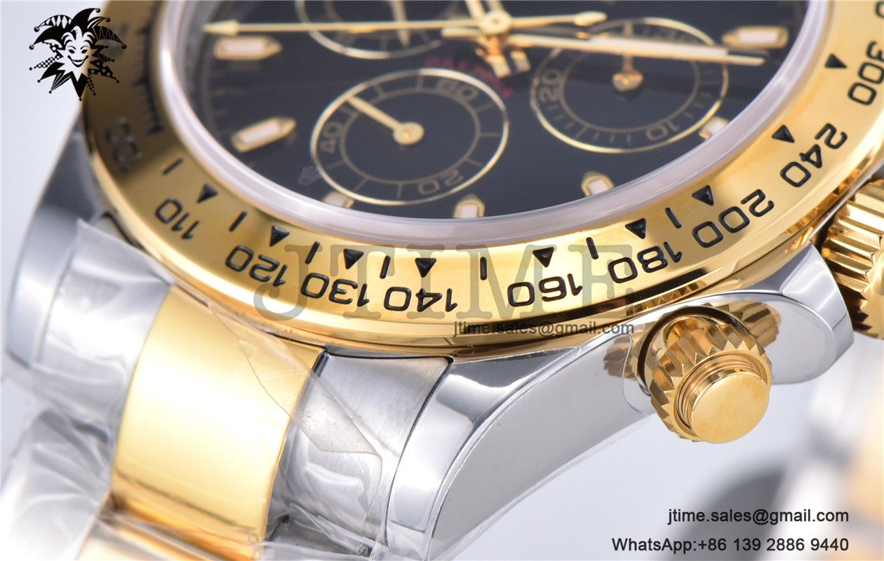 Daytona 116503 YG/SS Two Tone Noob 1:1 Best Edition 904L SS Case and Bracelet Black Dial SA4130 - Image 18