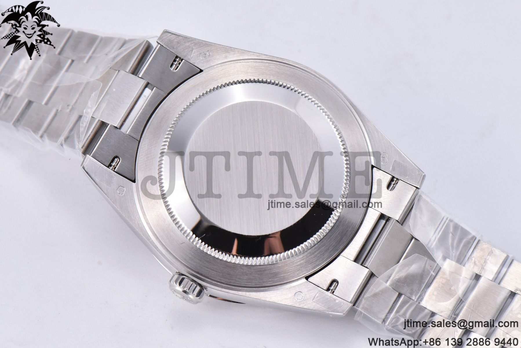 Day Date 40 SS 904L Steel GMF 1:1 Best Edition Silver Stick Dial on SS Bracelet A2836 - Image 8
