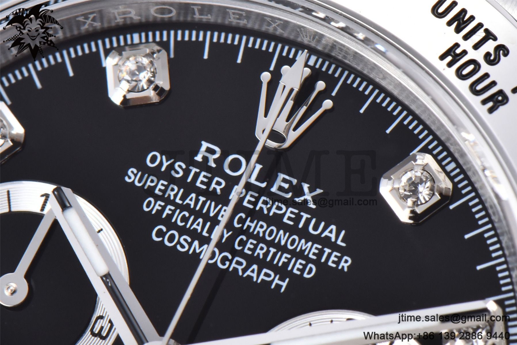 Daytona 116509 SS 904L BTF 1:1 Best Edition Black Diamonds Dial on SS Bracelet SA4130 - Image 7