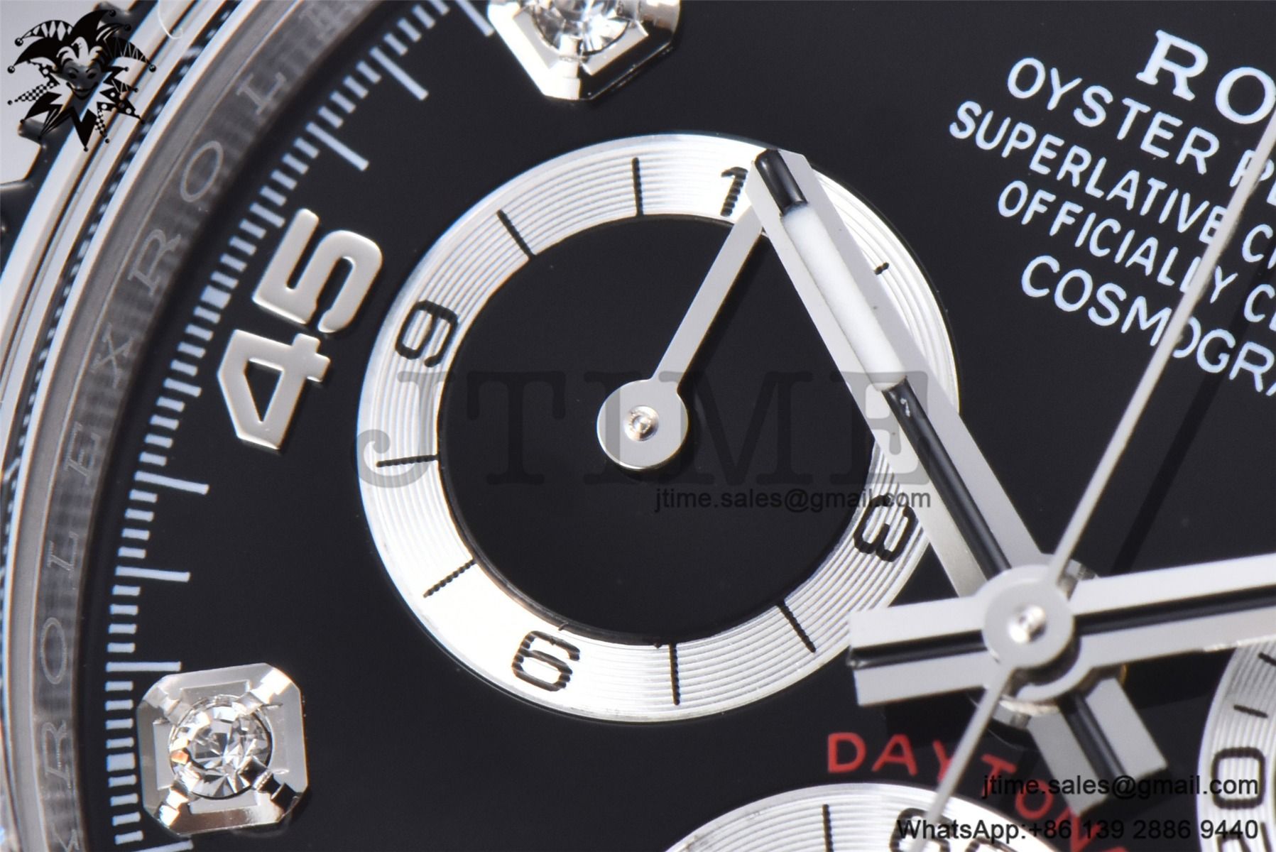 Daytona 116509 SS 904L BTF 1:1 Best Edition Black Diamonds Dial on SS Bracelet SA4130 - Image 8