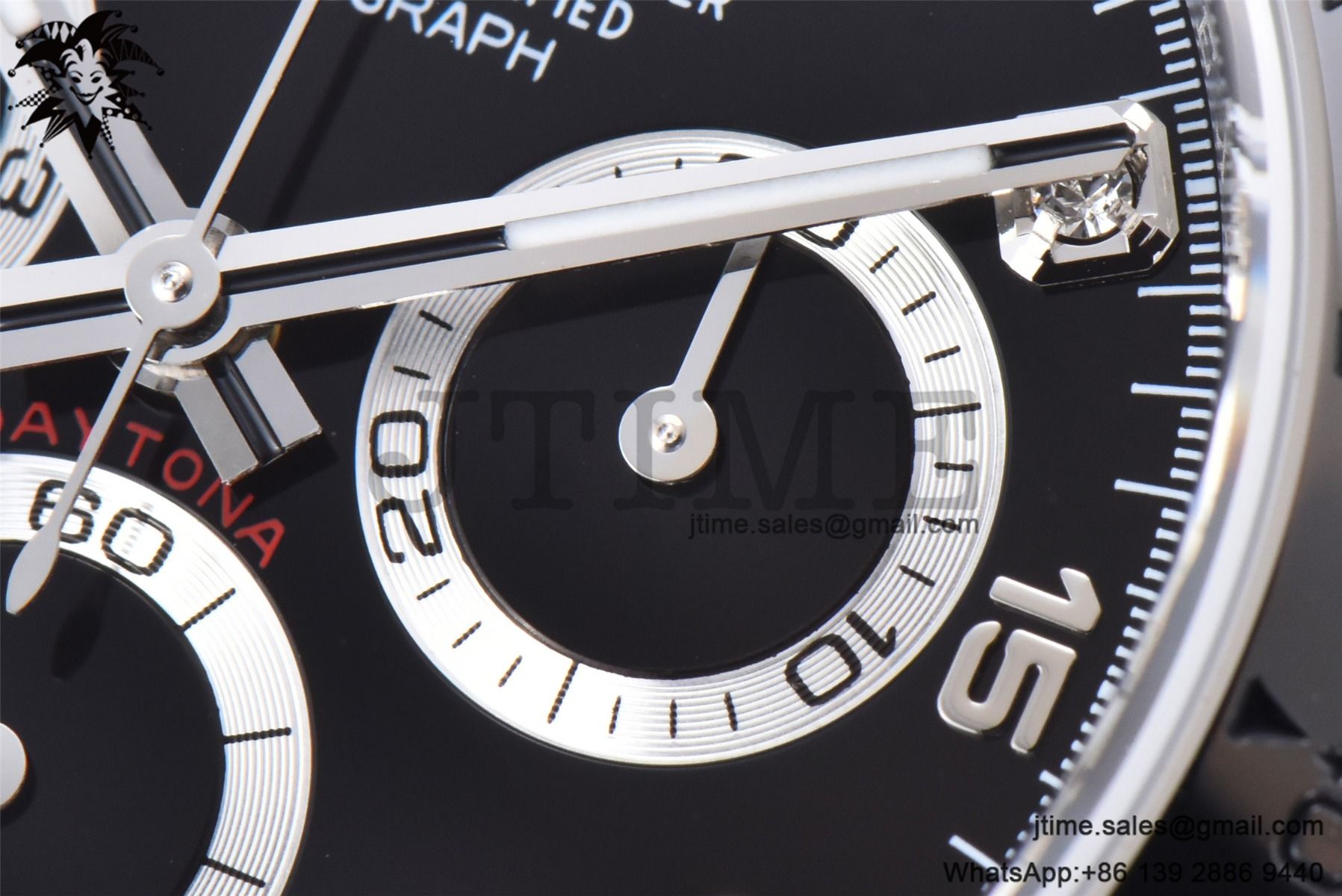 Daytona 116509 SS 904L BTF 1:1 Best Edition Black Diamonds Dial on SS Bracelet SA4130 - Image 9