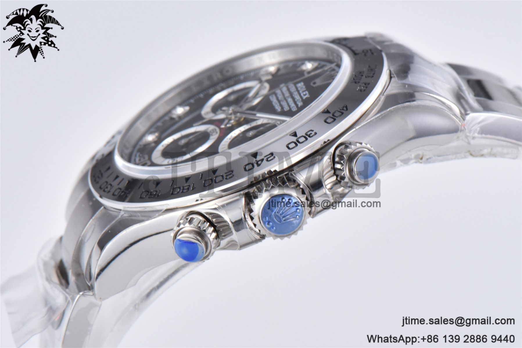 Daytona 116509 SS 904L BTF 1:1 Best Edition Black Diamonds Dial on SS Bracelet SA4130 - Image 12