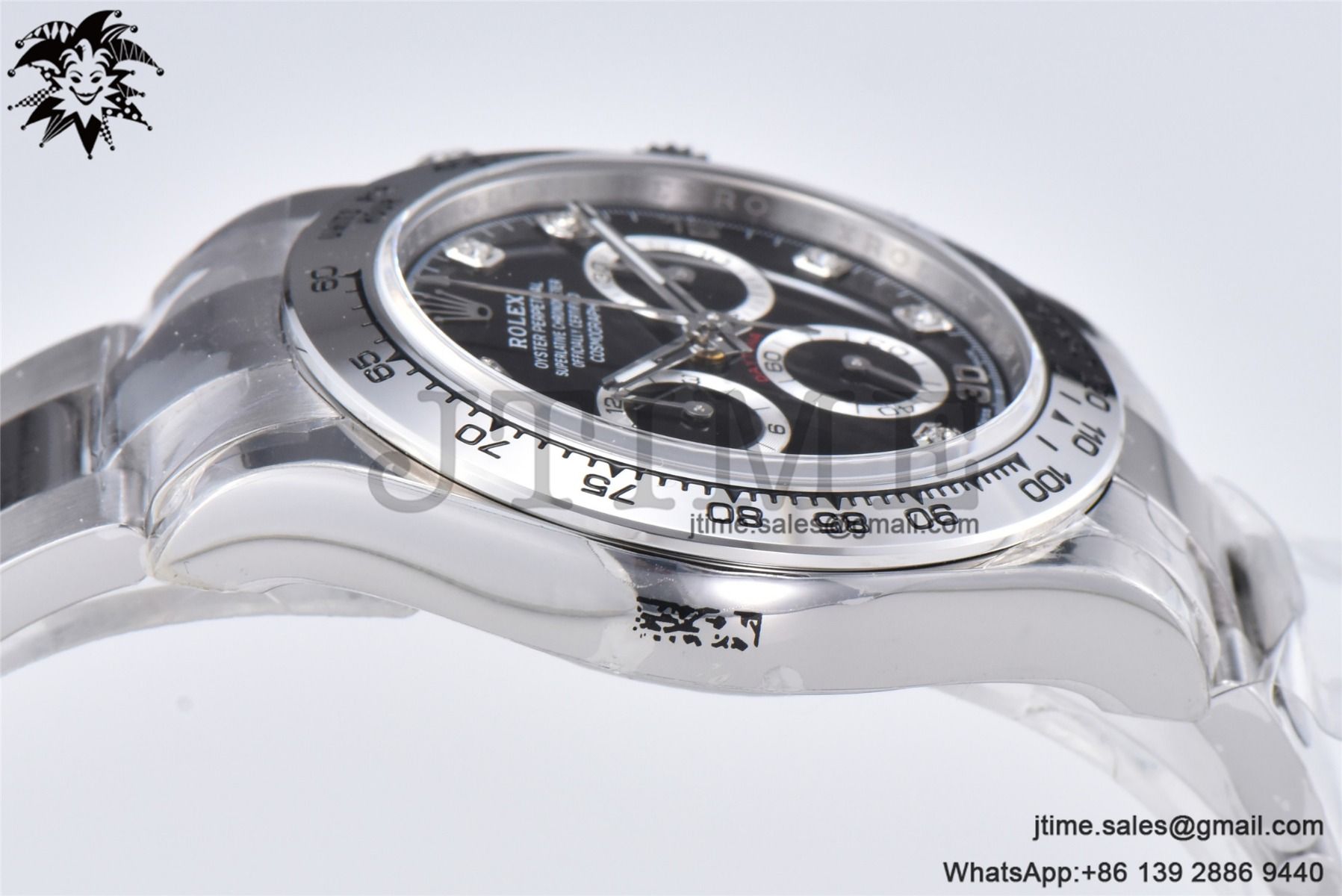 Daytona 116509 SS 904L BTF 1:1 Best Edition Black Diamonds Dial on SS Bracelet SA4130 - Image 14