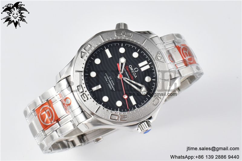 Seamaster Diver 300M Nekton ORF 1:1 Best Edition Black Dial on SS Bracelet A8806 - Image 3