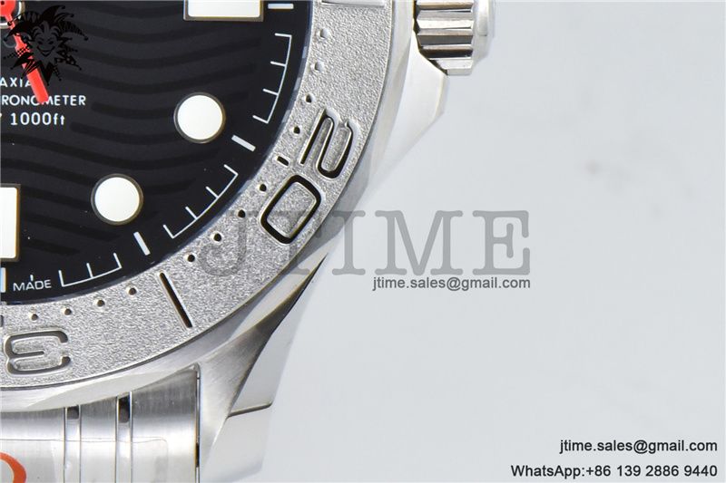 Seamaster Diver 300M Nekton ORF 1:1 Best Edition Black Dial on SS Bracelet A8806 - Image 13