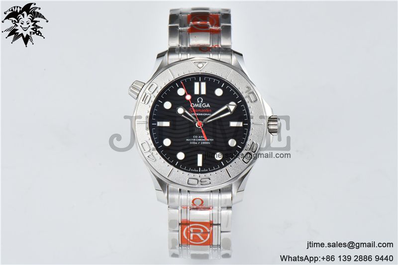 Seamaster Diver 300M Nekton ORF 1:1 Best Edition Black Dial on SS Bracelet A8806 - Image 2