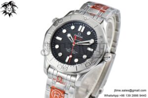 Seamaster Diver 300M Nekton ORF 1:1 Best Edition Black Dial on SS Bracelet A8806