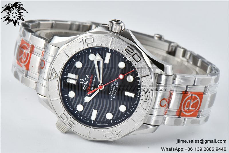 Seamaster Diver 300M Nekton ORF 1:1 Best Edition Black Dial on SS Bracelet A8806 - Image 5