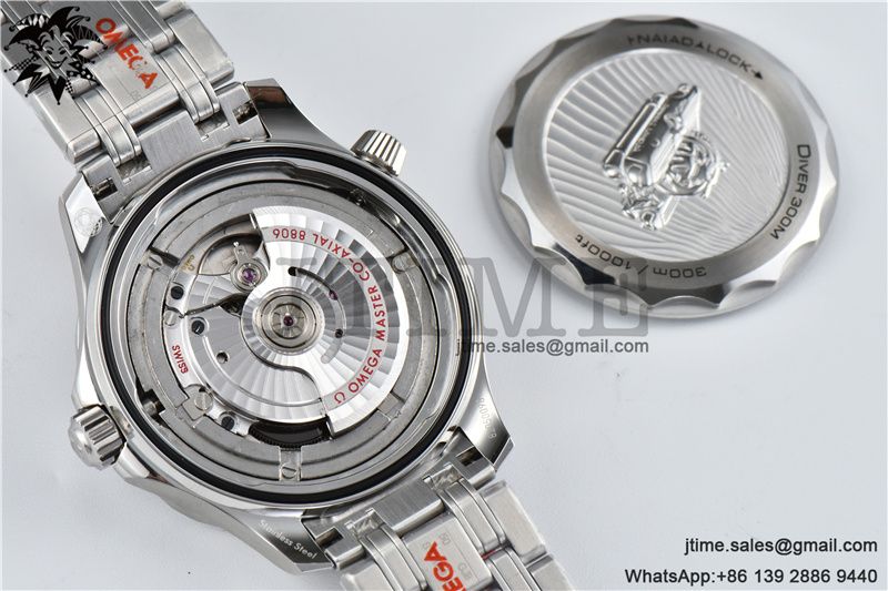 Seamaster Diver 300M Nekton ORF 1:1 Best Edition Black Dial on SS Bracelet A8806 - Image 21