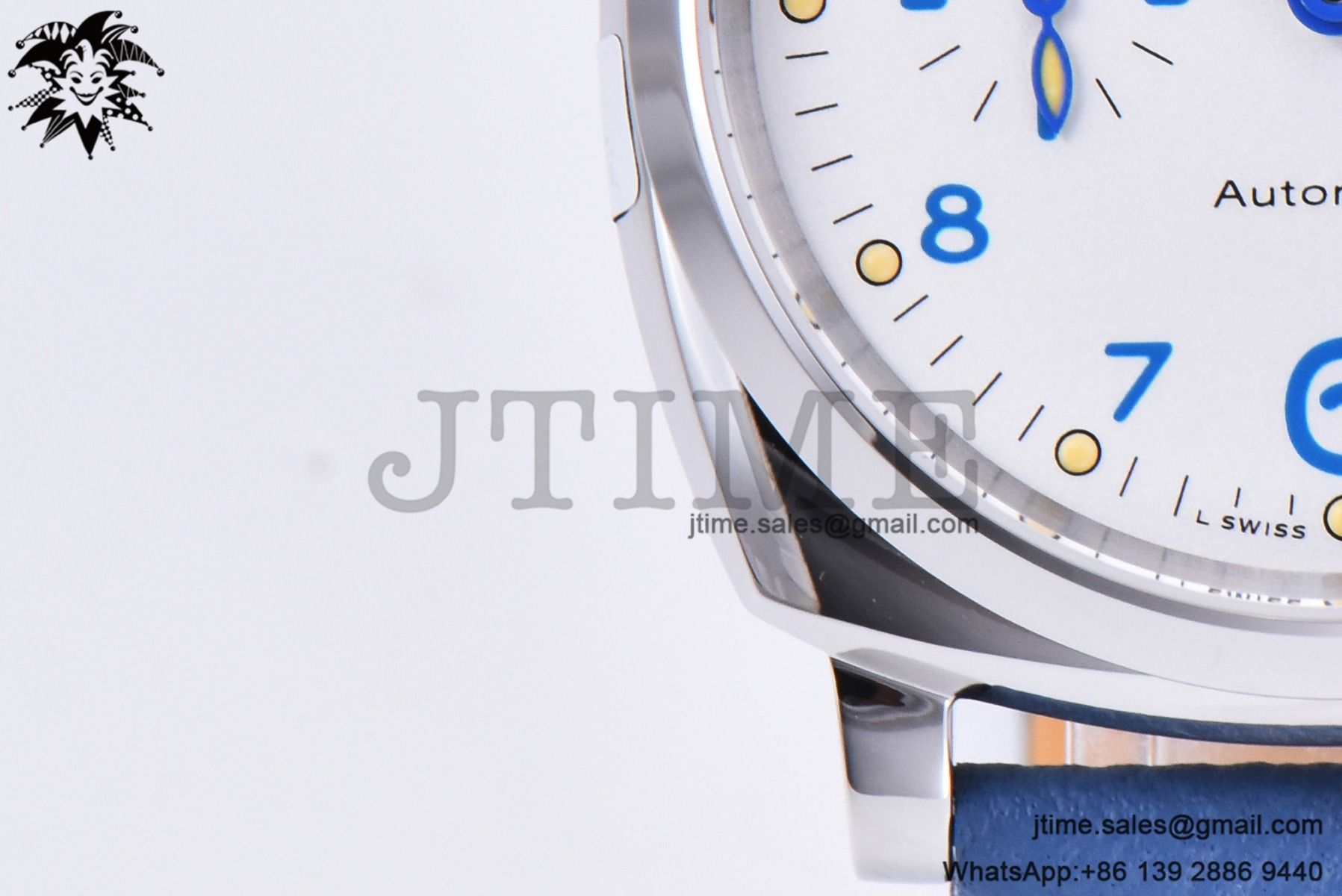 PAM906 Luminor Due VSF Best Edition White Dial on Blue Leather Strap AXXXIV - Image 6