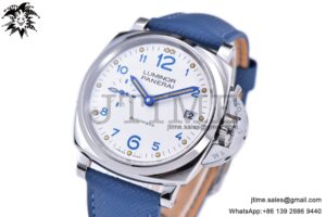 PAM906 Luminor Due VSF Best Edition White Dial on Blue Leather Strap AXXXIV