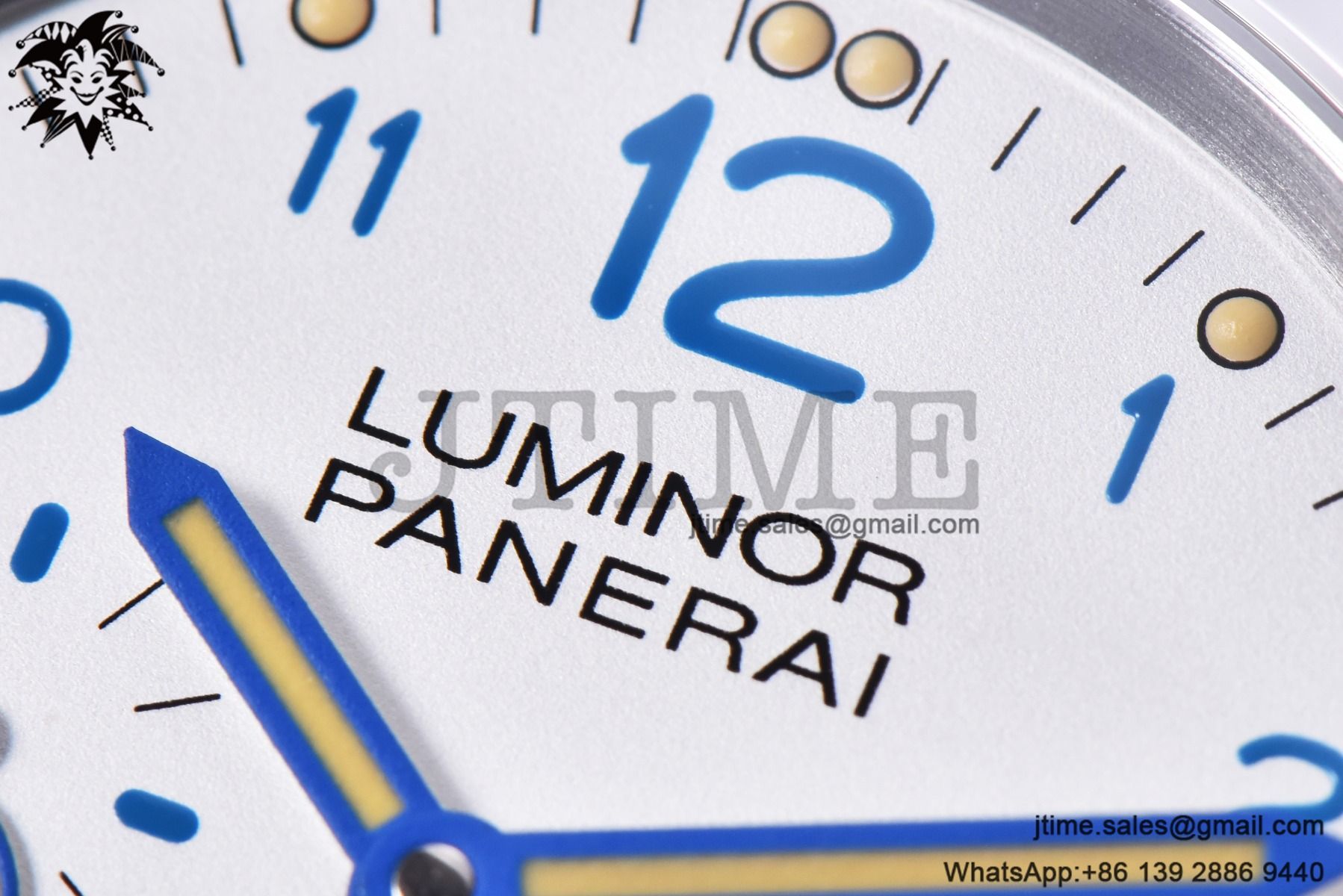 PAM906 Luminor Due VSF Best Edition White Dial on Blue Leather Strap AXXXIV - Image 10
