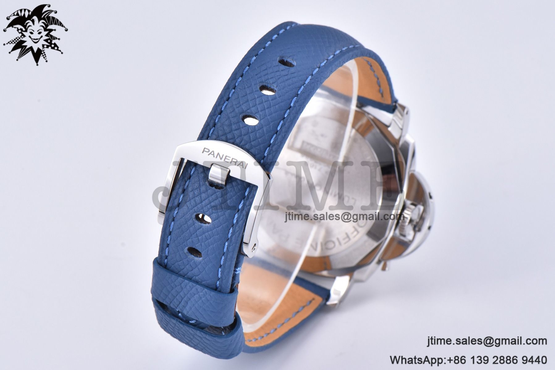 PAM906 Luminor Due VSF Best Edition White Dial on Blue Leather Strap AXXXIV - Image 15