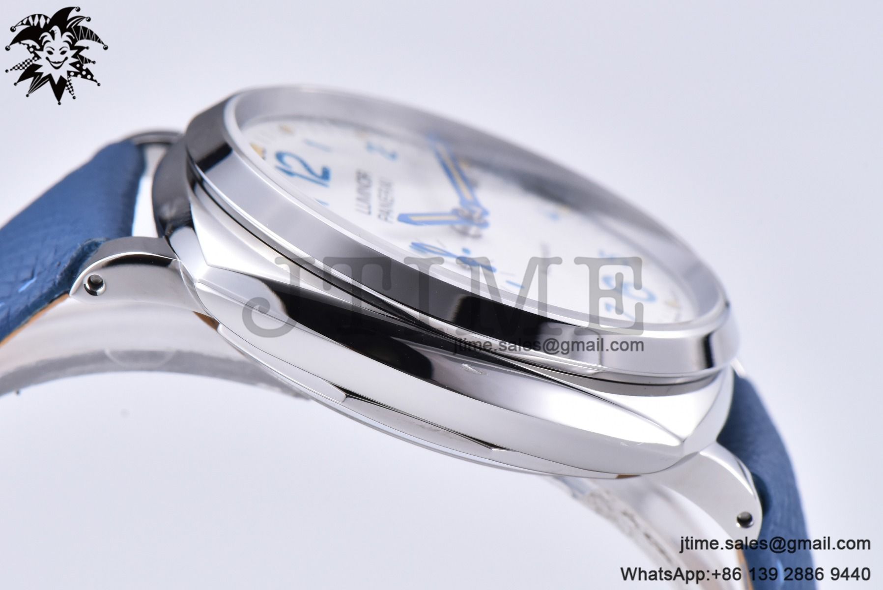 PAM906 Luminor Due VSF Best Edition White Dial on Blue Leather Strap AXXXIV - Image 19