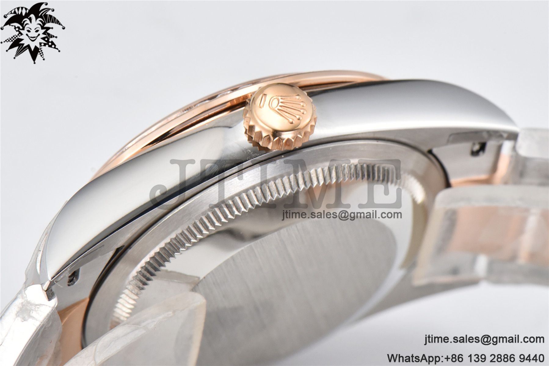 DateJust 36 SS/RG 126203 BPF 1:1 Best Edition Full Diamond Bezel Gray Dial on Oyster Bracelet A2824 - Image 16