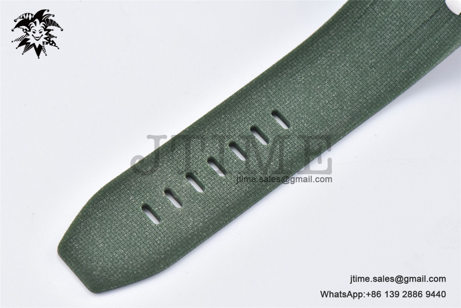 Royal Oak Offshore 42mm SS APF 1:1 Best Edition Green Dial on Green Rubber Strap A4404 - Image 14