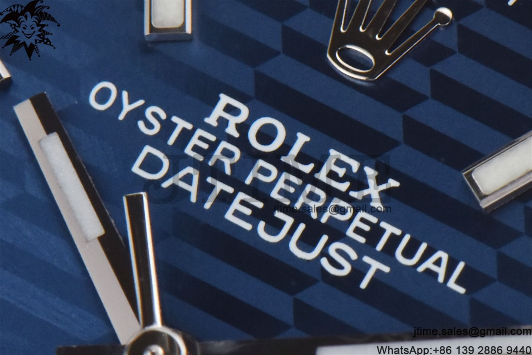 DateJust 36mm SS BPF 1:1 Best Edition Diamond Bezel New Blue Dial on Oyster Bracelet A2824 - Image 10