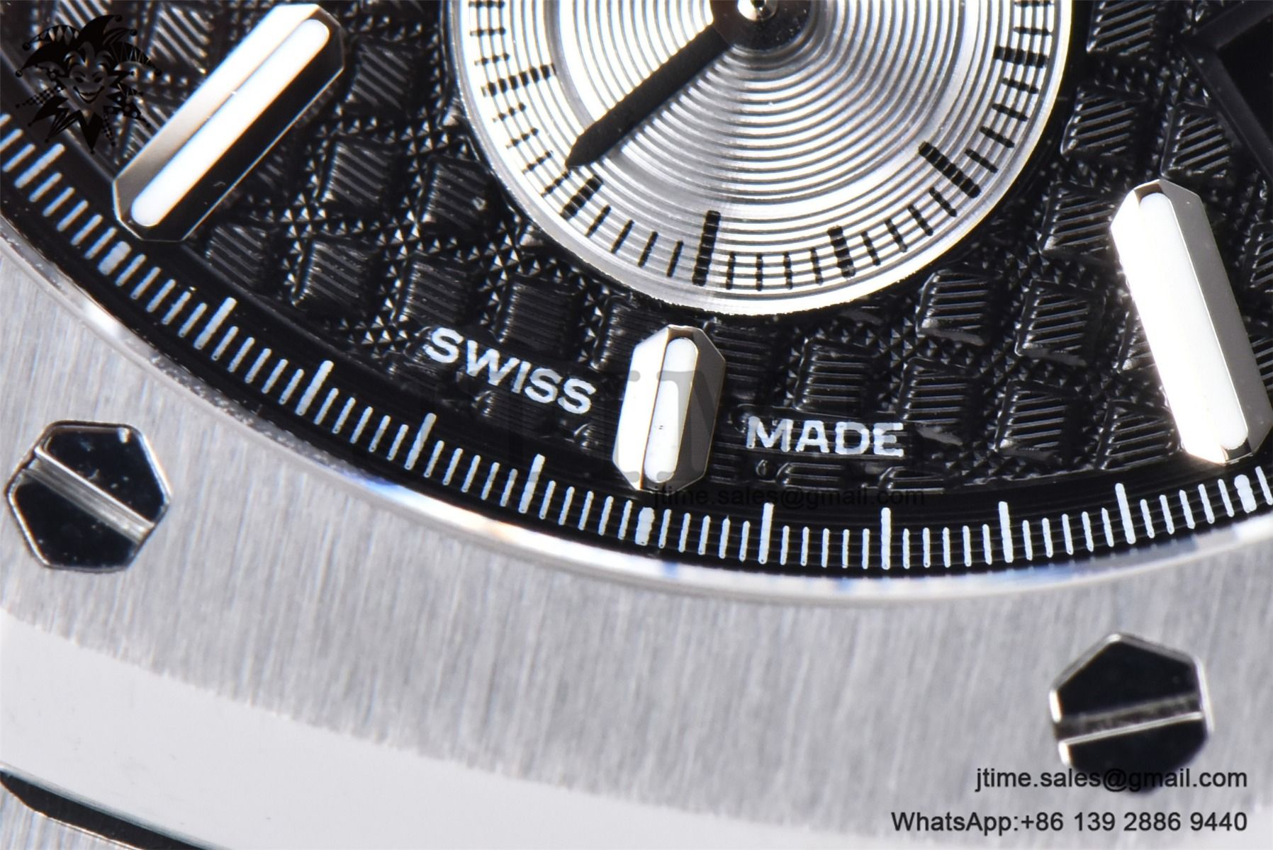 Royal Oak Chrono 26331 SS IPF 1:1 Best Edition Black/White Dial on SS Bracelet A7750 - Image 11