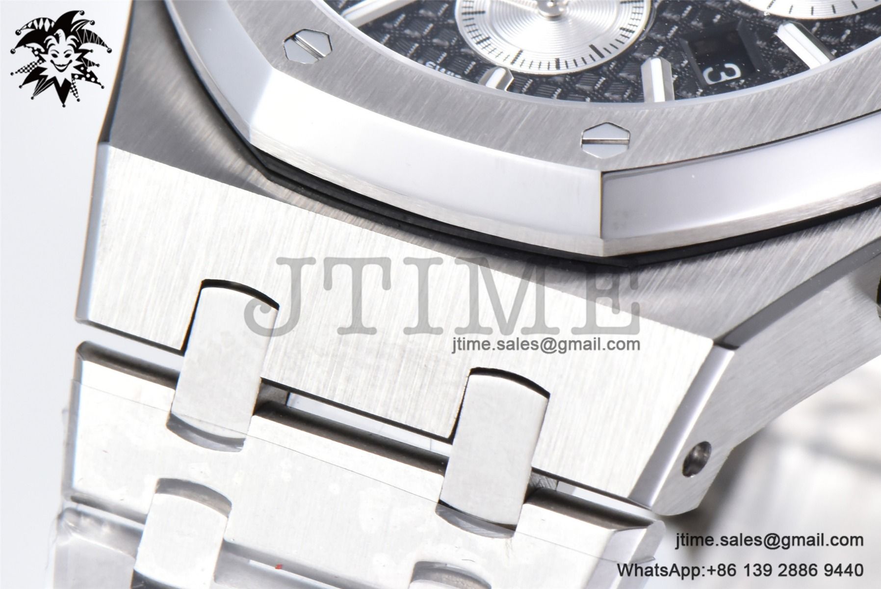Royal Oak Chrono 26331 SS IPF 1:1 Best Edition Black/White Dial on SS Bracelet A7750 - Image 12