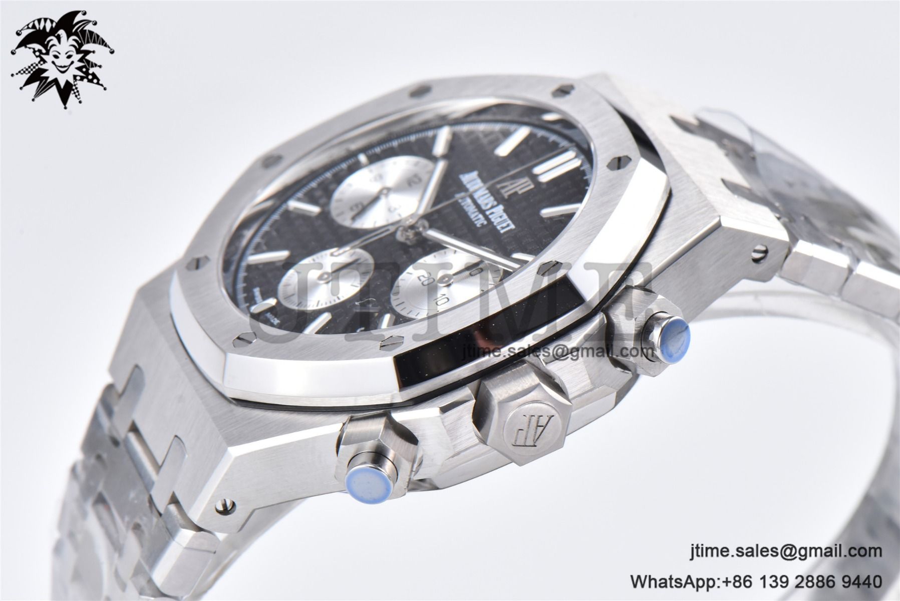 Royal Oak Chrono 26331 SS IPF 1:1 Best Edition Black/White Dial on SS Bracelet A7750 - Image 8