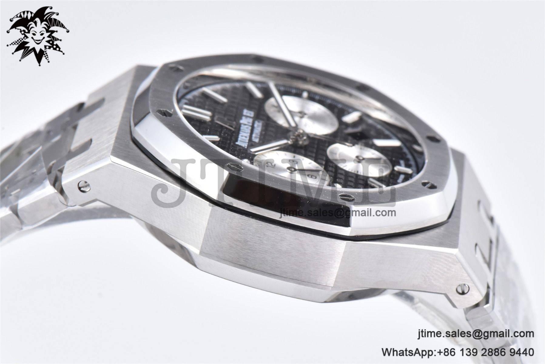 Royal Oak Chrono 26331 SS IPF 1:1 Best Edition Black/White Dial on SS Bracelet A7750 - Image 7