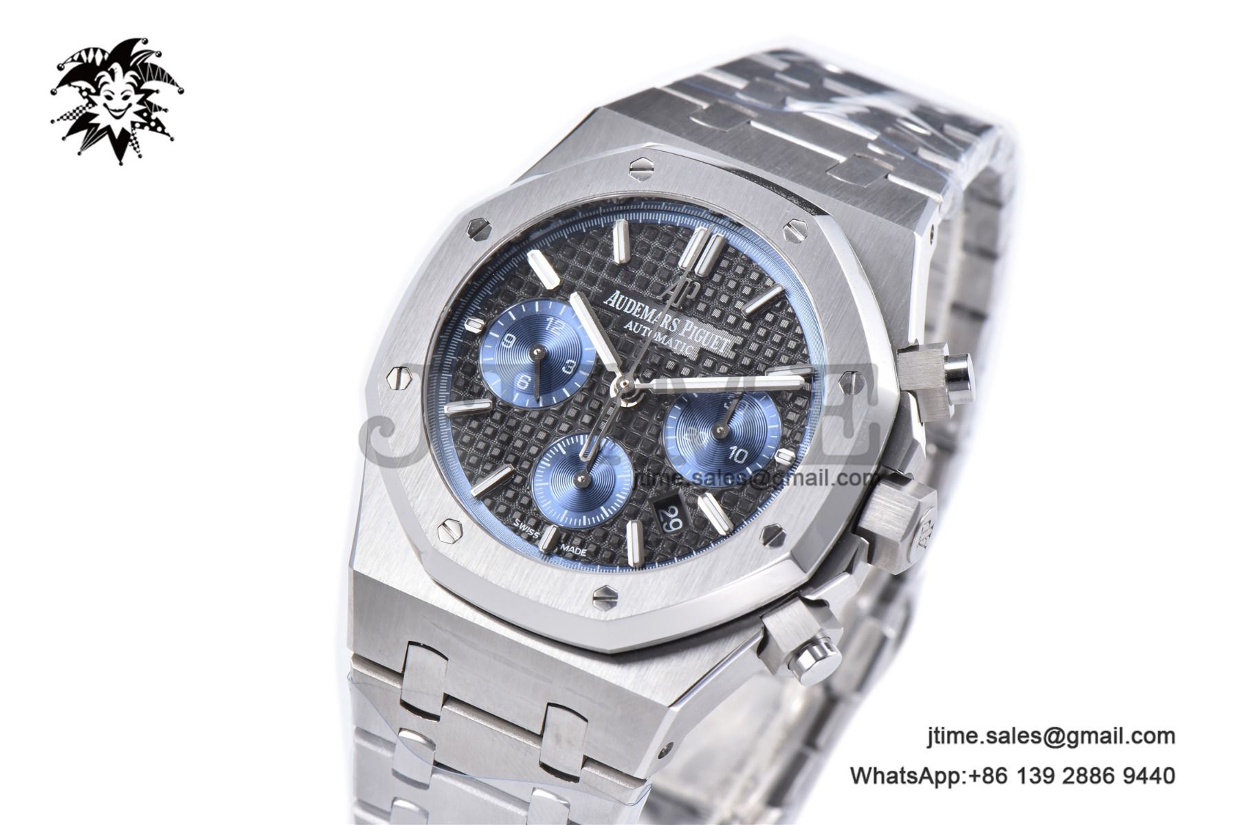 Royal Oak Chrono 26331 SS IPF 1:1 Best Edition Gray/Blue Dial on SS Bracelet A7750