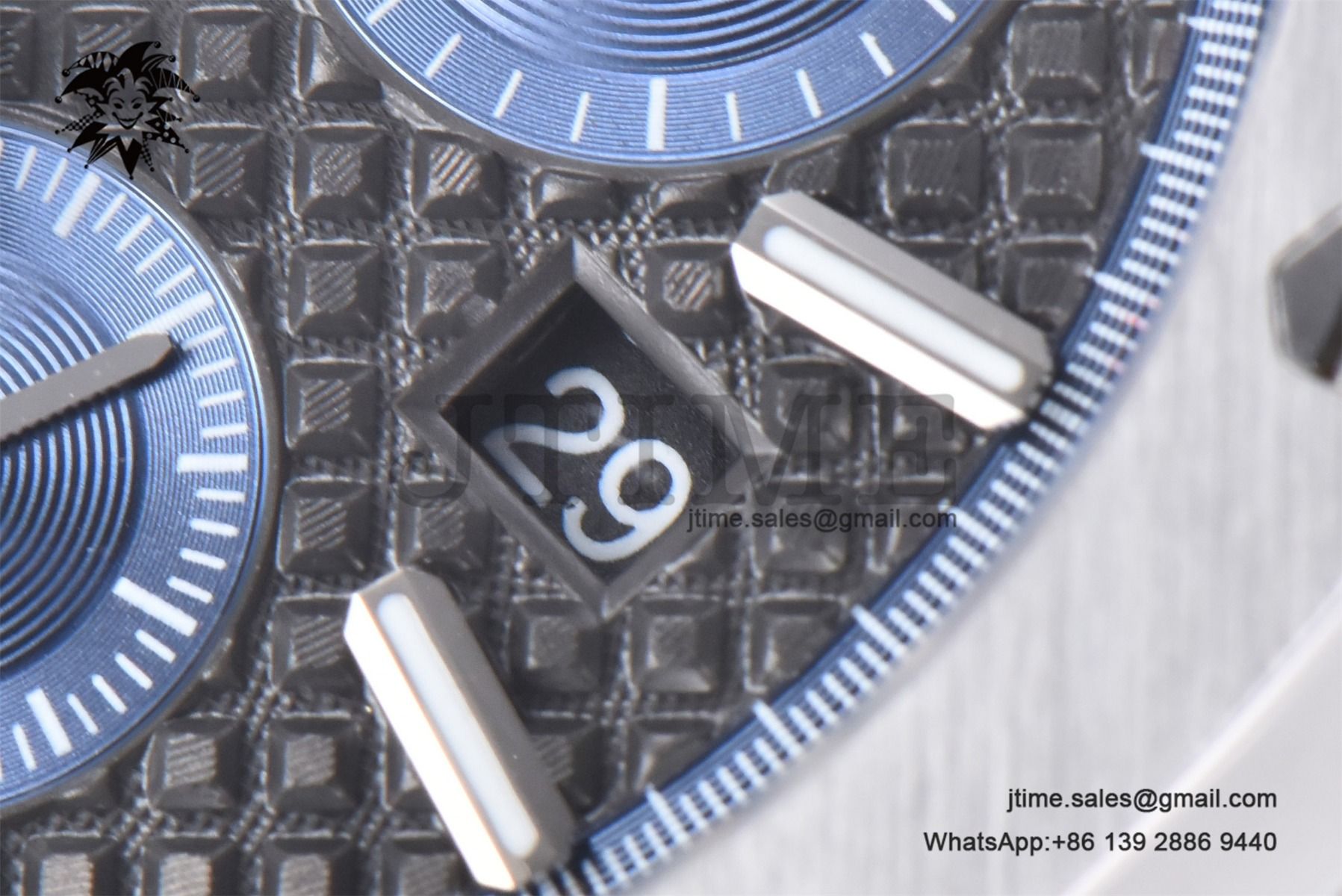 Royal Oak Chrono 26331 SS IPF 1:1 Best Edition Gray/Blue Dial on SS Bracelet A7750 - Image 12