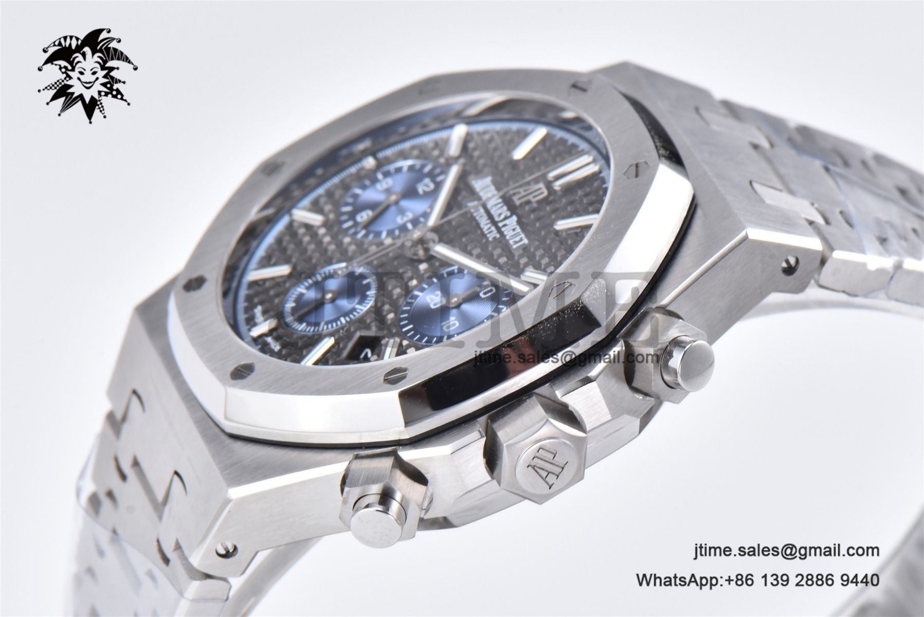 Royal Oak Chrono 26331 SS IPF 1:1 Best Edition Gray/Blue Dial on SS Bracelet A7750 - Image 7