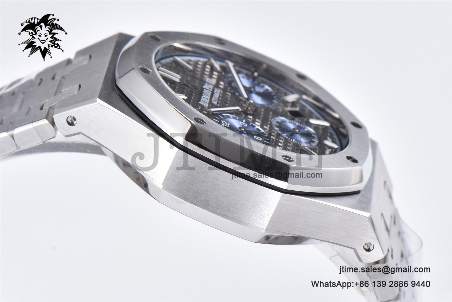 Royal Oak Chrono 26331 SS IPF 1:1 Best Edition Gray/Blue Dial on SS Bracelet A7750 - Image 8