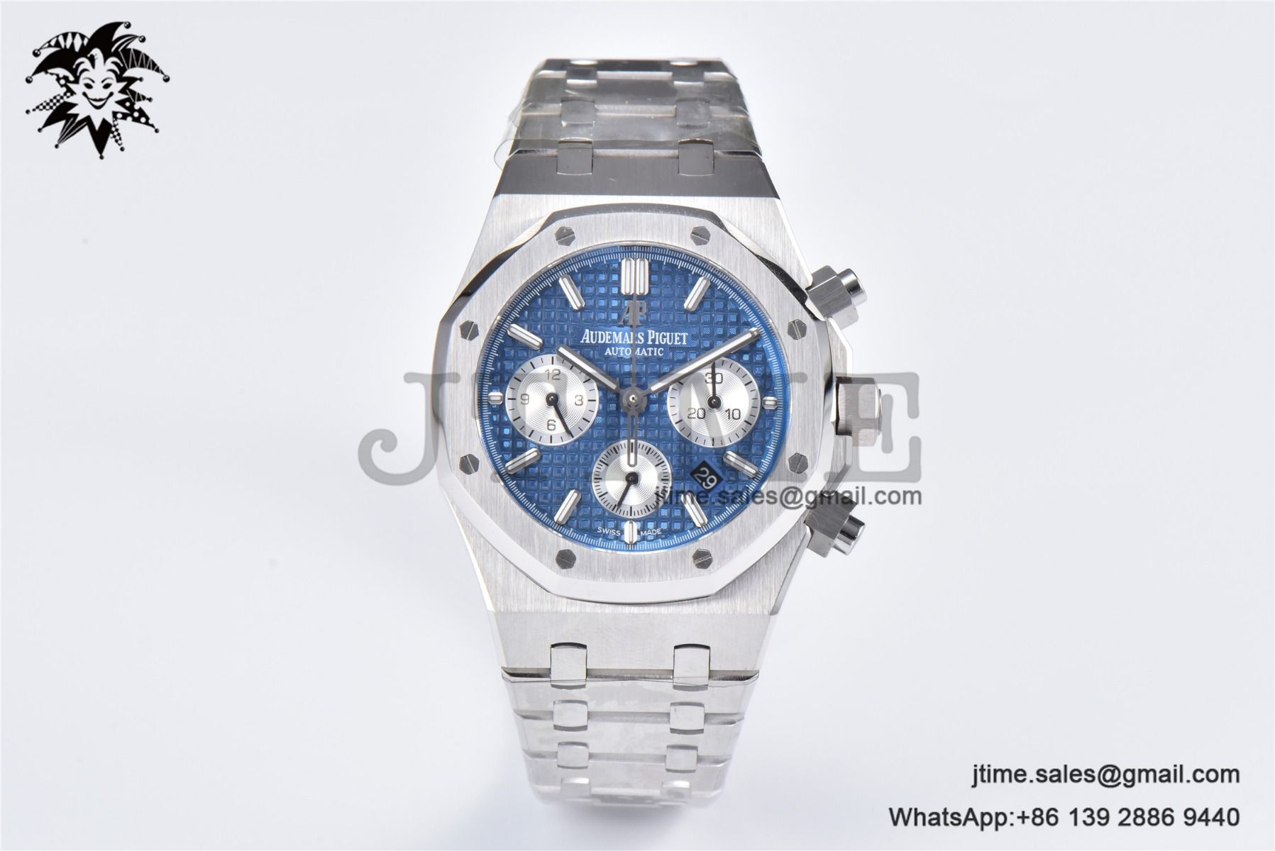 Royal Oak Chrono 26331 SS IPF 1:1 Best Edition Blue/White Dial on SS Bracelet A7750 - Image 2