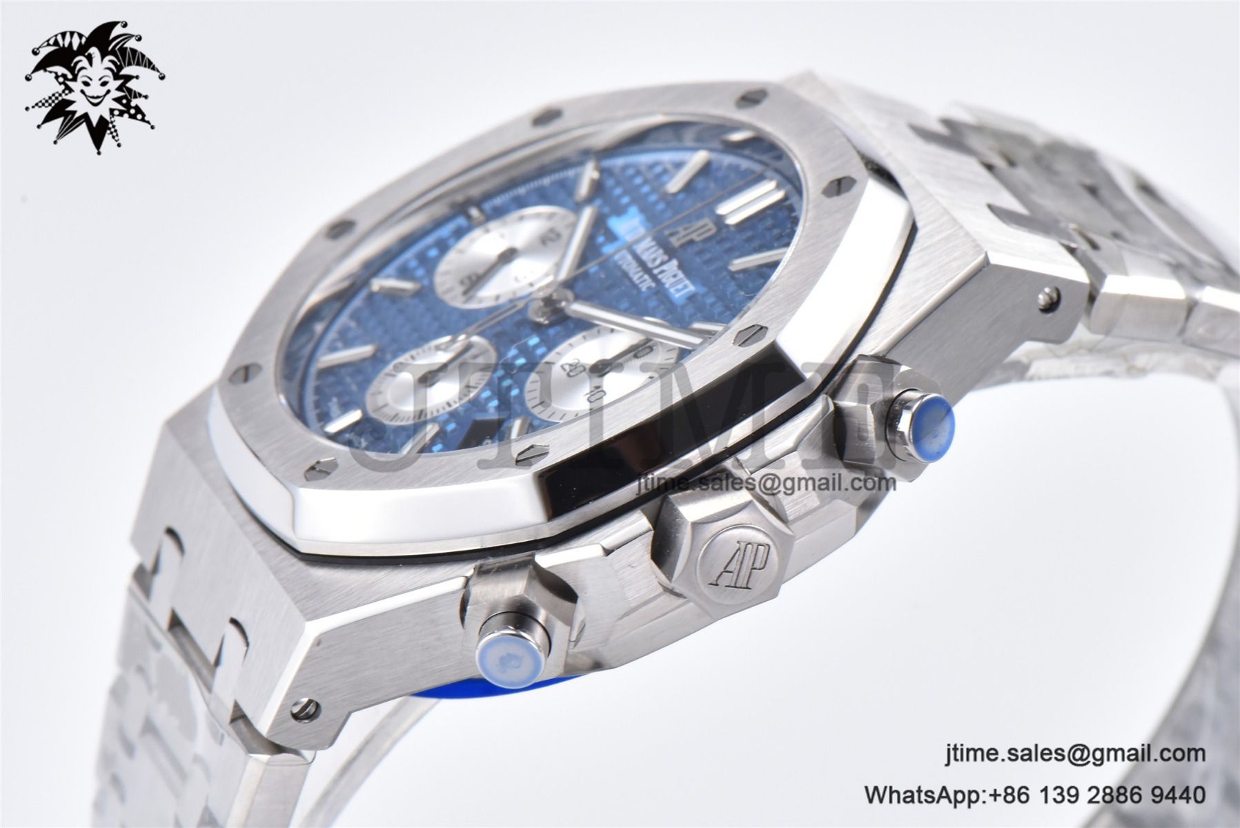 Royal Oak Chrono 26331 SS IPF 1:1 Best Edition Blue/White Dial on SS Bracelet A7750 - Image 7