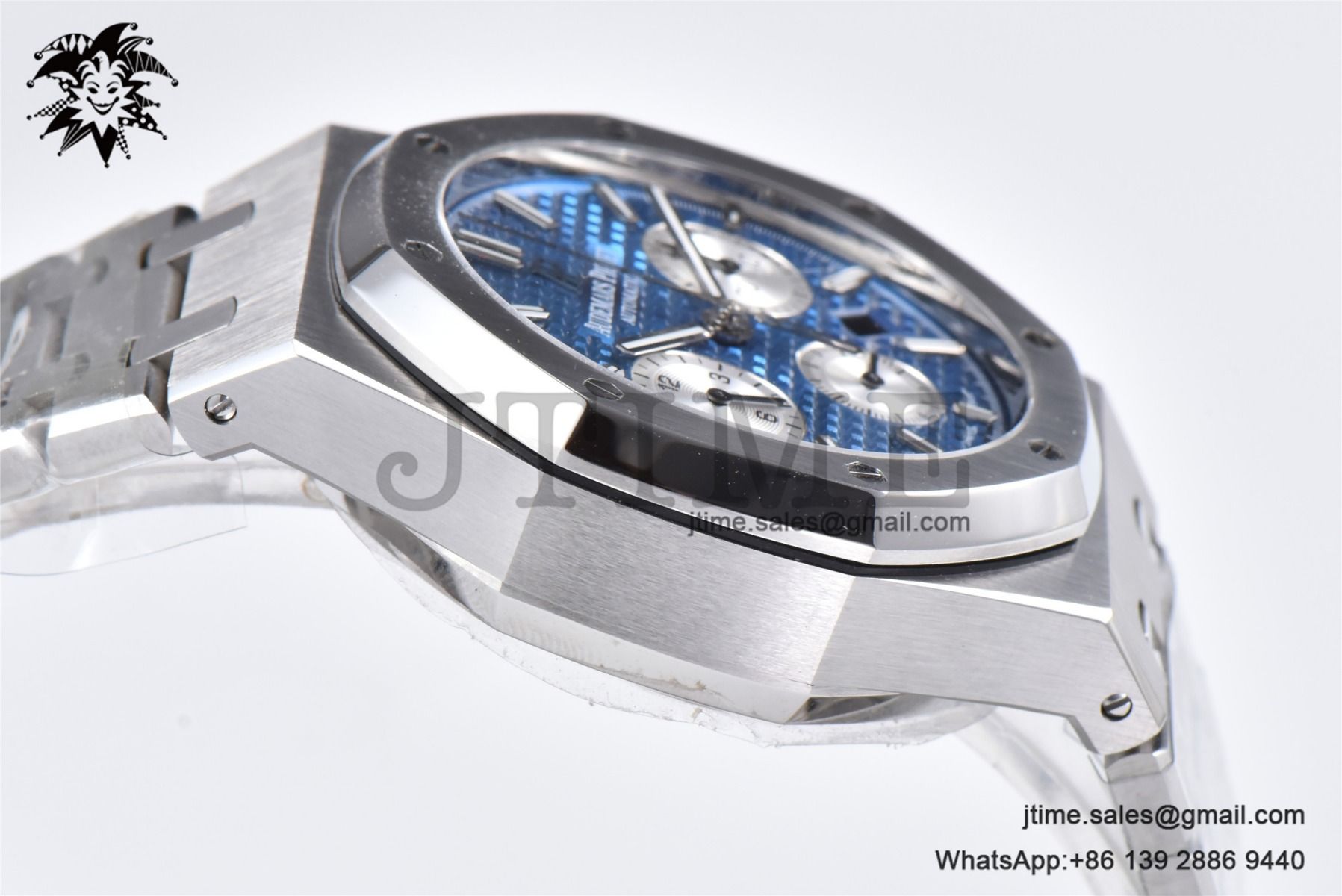 Royal Oak Chrono 26331 SS IPF 1:1 Best Edition Blue/White Dial on SS Bracelet A7750 - Image 8