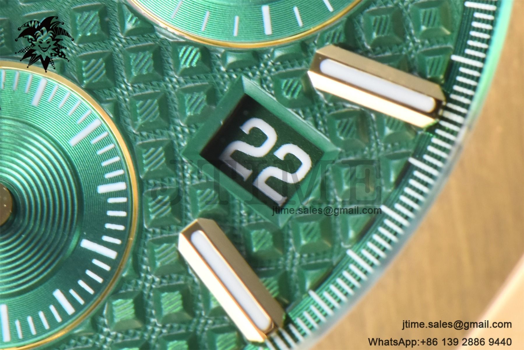 Royal Oak Chrono 26331 YG IPF 1:1 Best Edition Green Dial on YG Bracelet A7750 - Image 11
