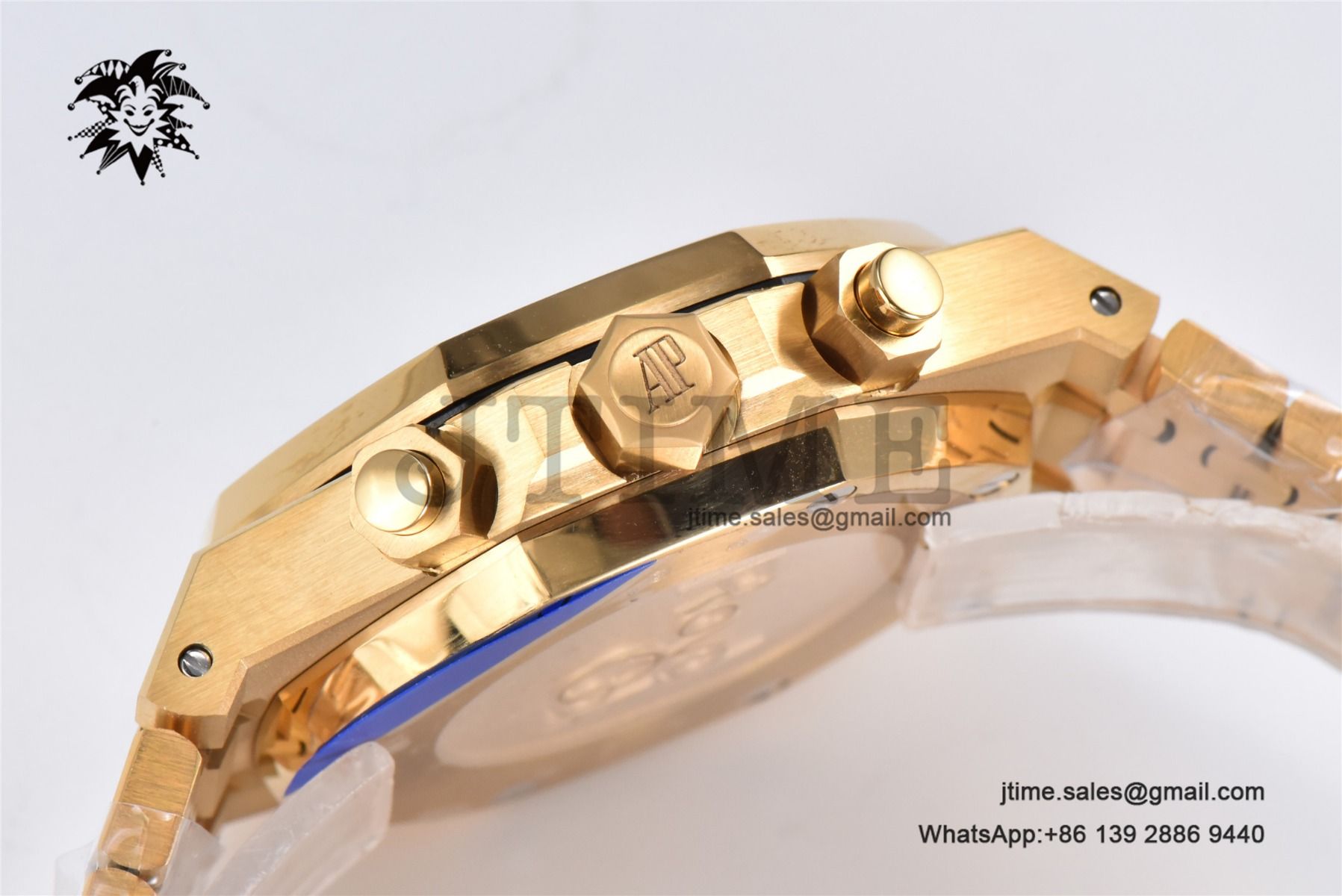 Royal Oak Chrono 26331 YG IPF 1:1 Best Edition Blue/YG Dial on YG Bracelet A7750 - Image 15