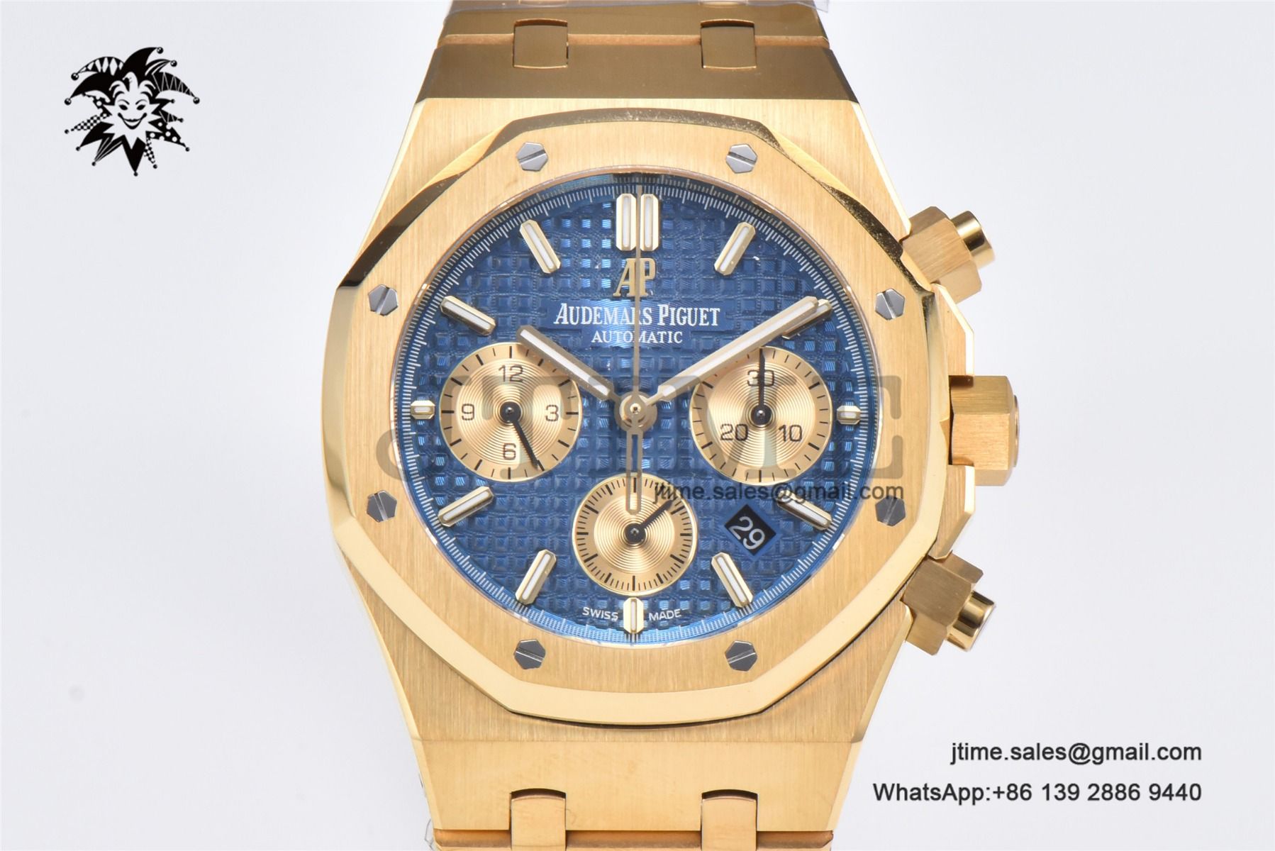 Royal Oak Chrono 26331 YG IPF 1:1 Best Edition Blue/YG Dial on YG Bracelet A7750 - Image 3